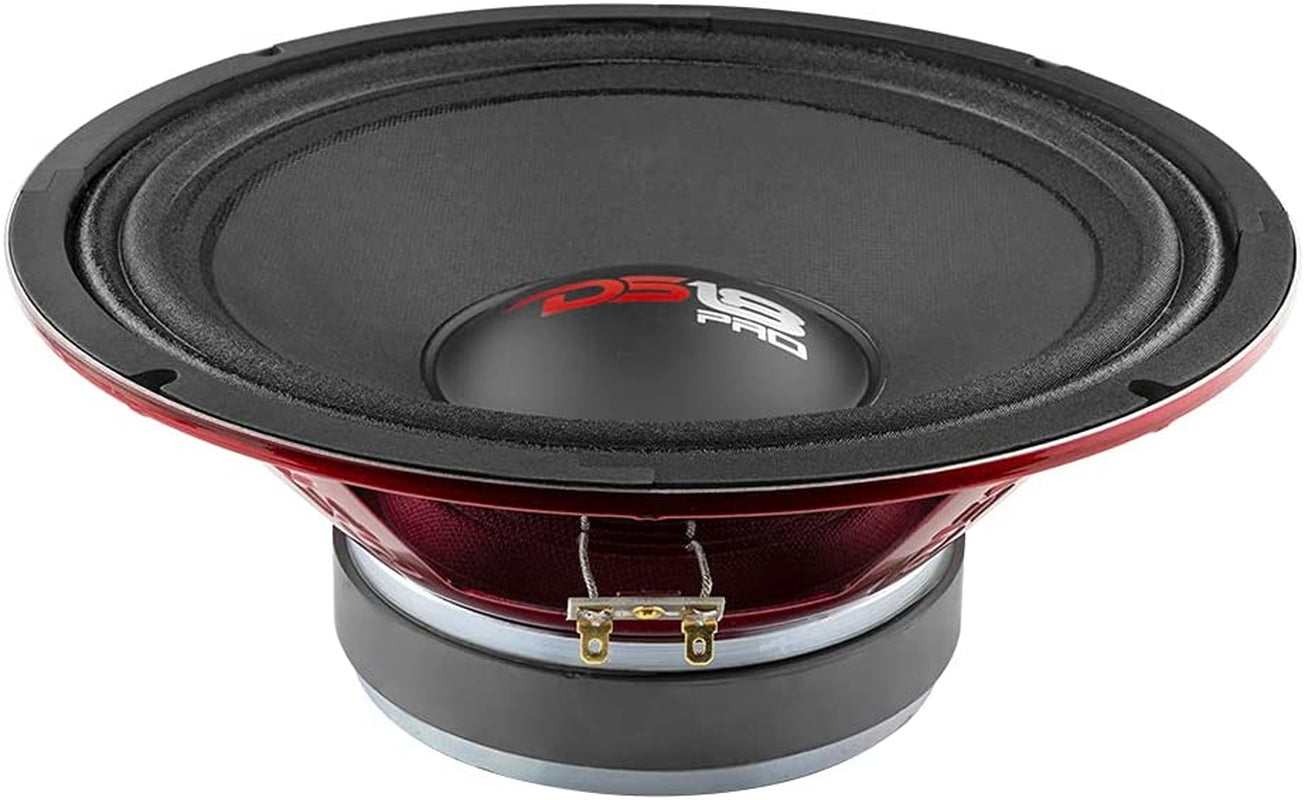 PRO-X5.4BM Loudspeaker - 5.25", Midrange, Red Aluminum Bullet, 300W Max, 150W RMS, 4 Ohms - Premium Quality Audio Door Speakers for Car or Truck Stereo Sound System (1 Speaker)