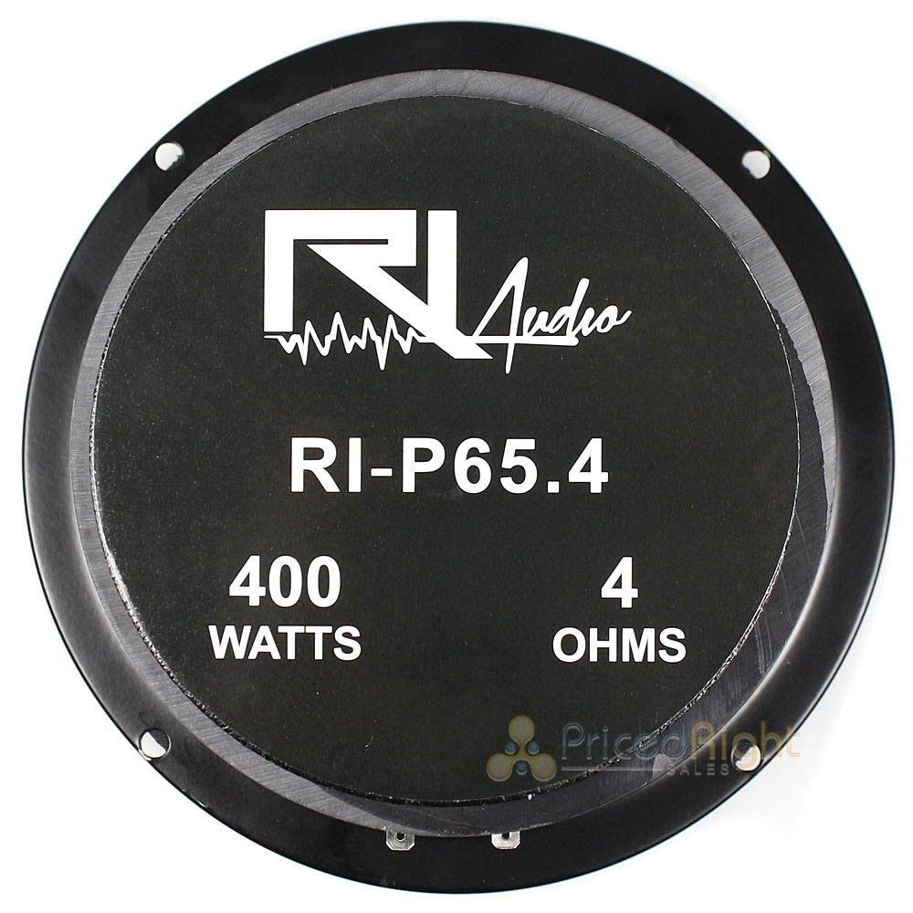 (4) RI Audio 6.5" Midrange Bullet Speaker 400W Peak Power 200W RMS 4 Ohm
