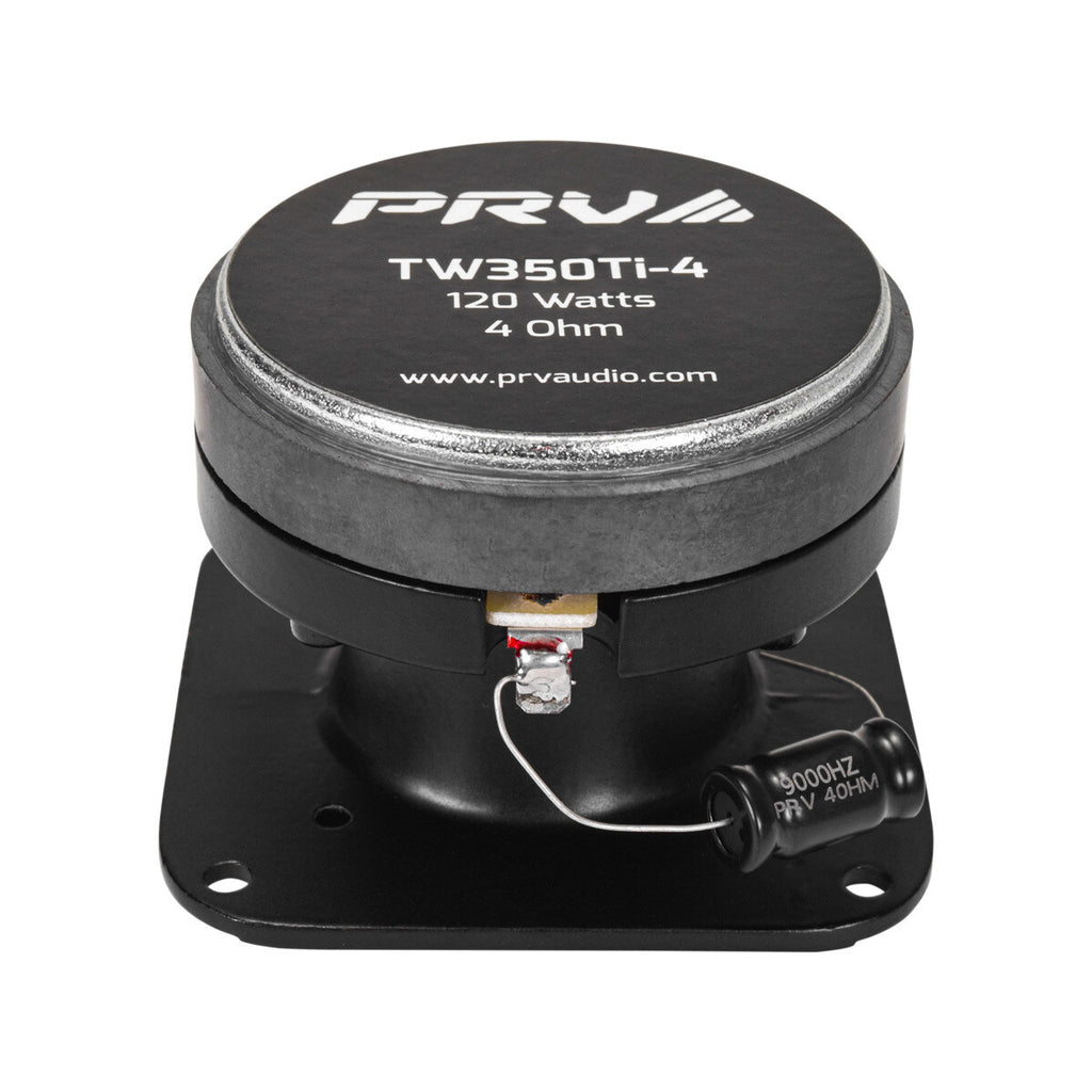 4X PRV 480 Watts Car Audio 3" Super Tweeter Tw350Ti-4 Bullet 4 Ohms Titanium